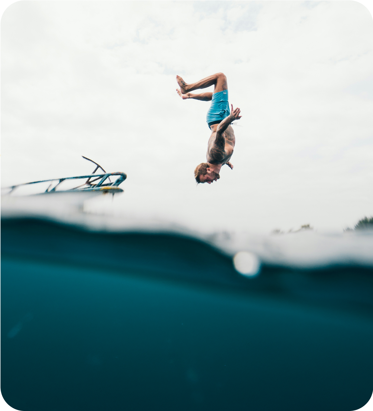 jumping man